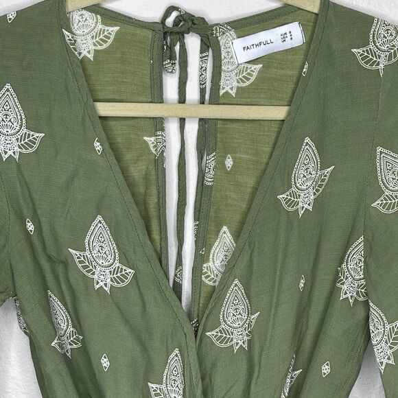Faithfull Shorts Romper Green‎ - Picture 9 of 10